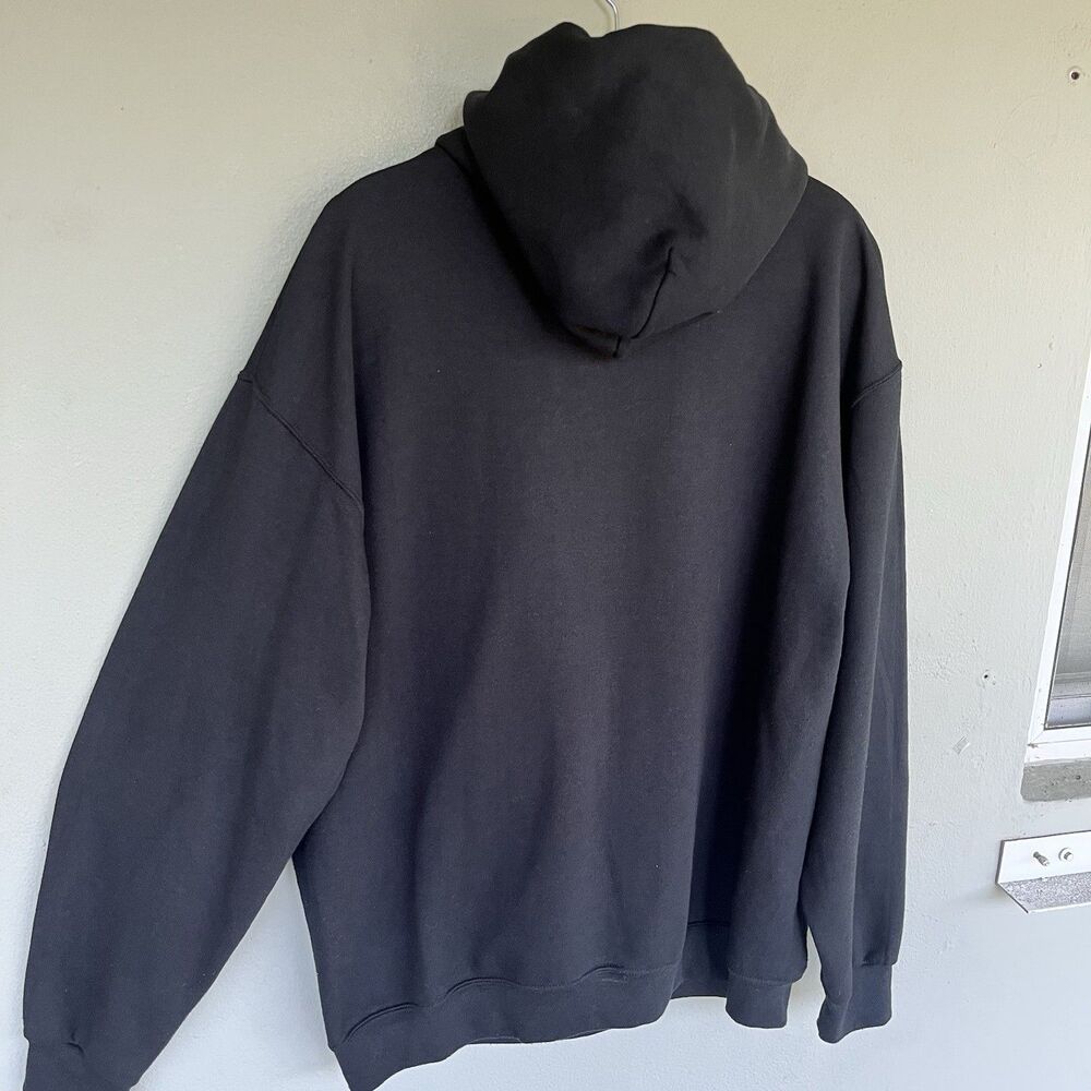 Sanrio My Melody Kuromi Hoodie Sweatshirt XL Black Kangaroo Pocket Oversize Y2K - Picture 5 of 12